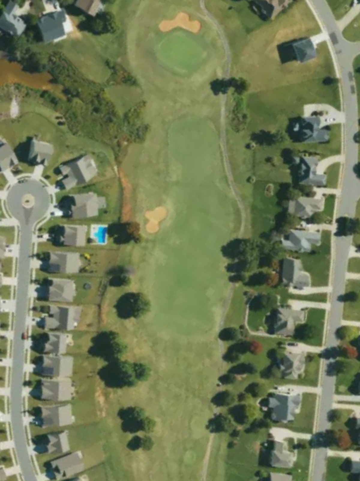 Hole 1 satellite