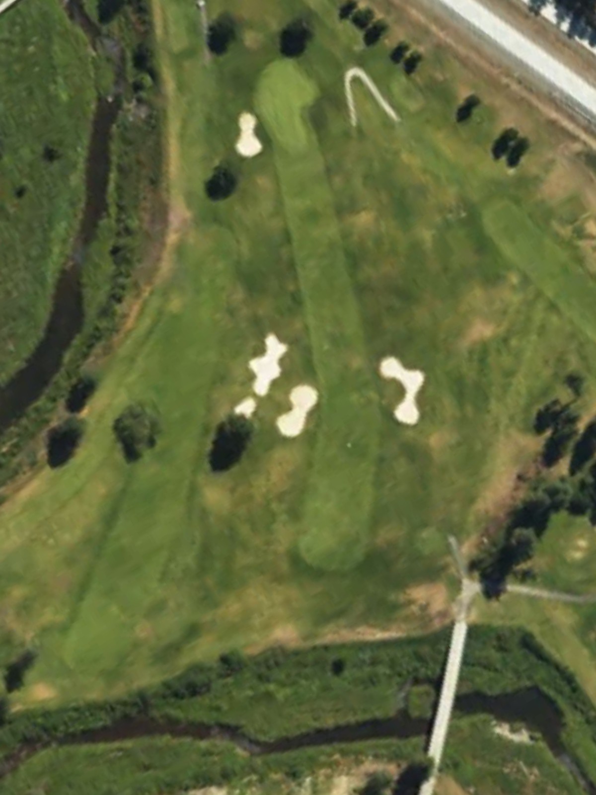 Hole 1 satellite