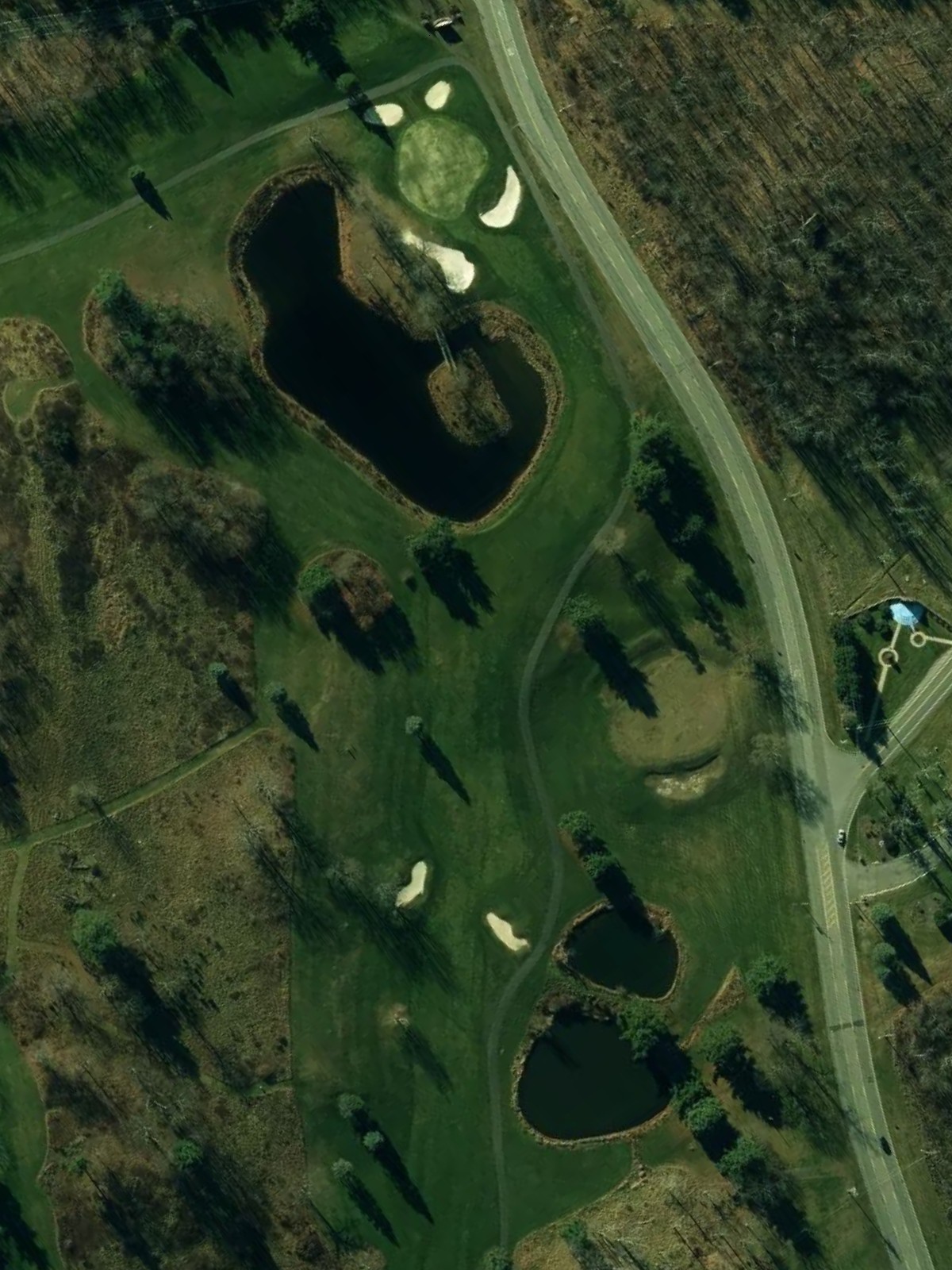 Hole 1 satellite
