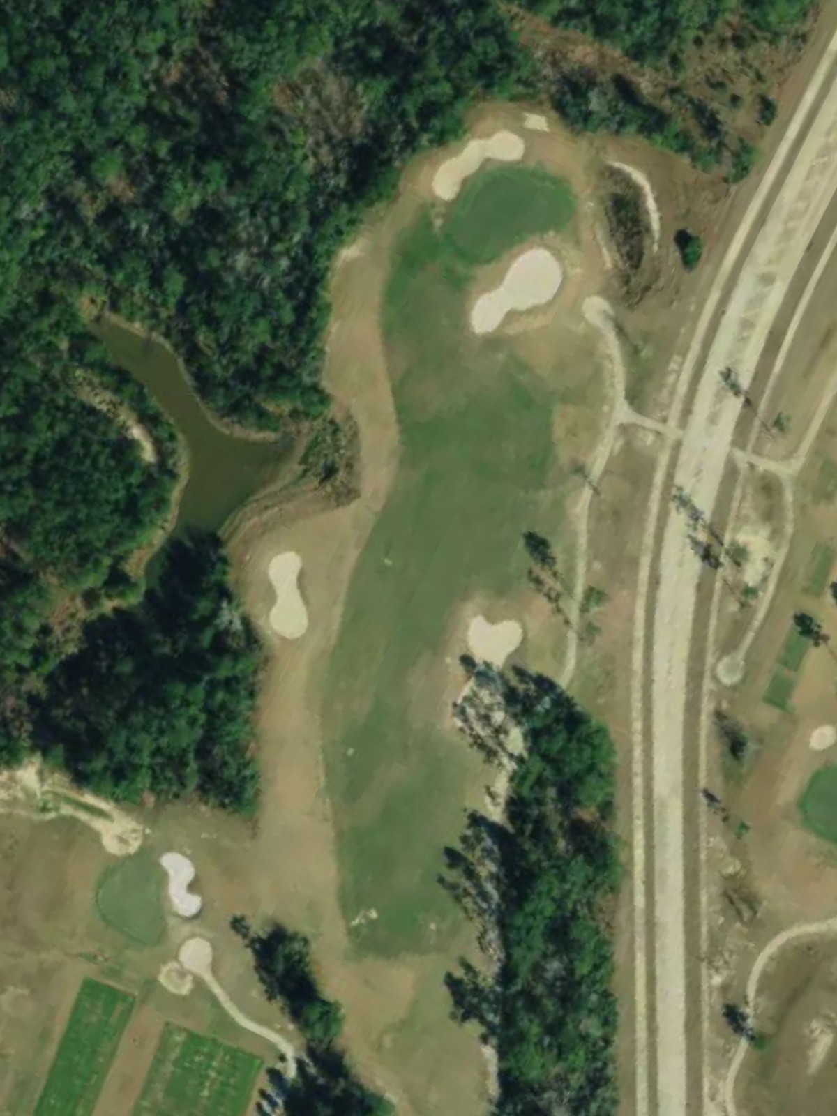 Hole 1 satellite