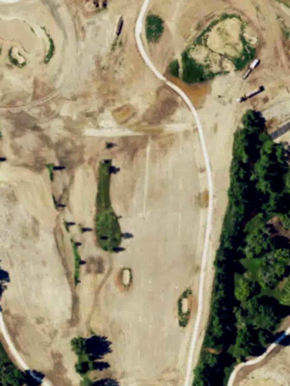 Hole 1 satellite