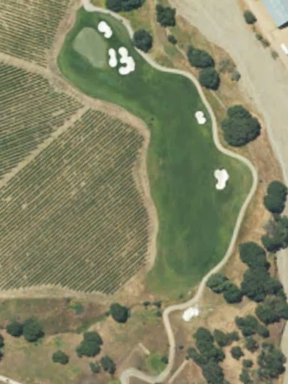 Hole 13 satellite